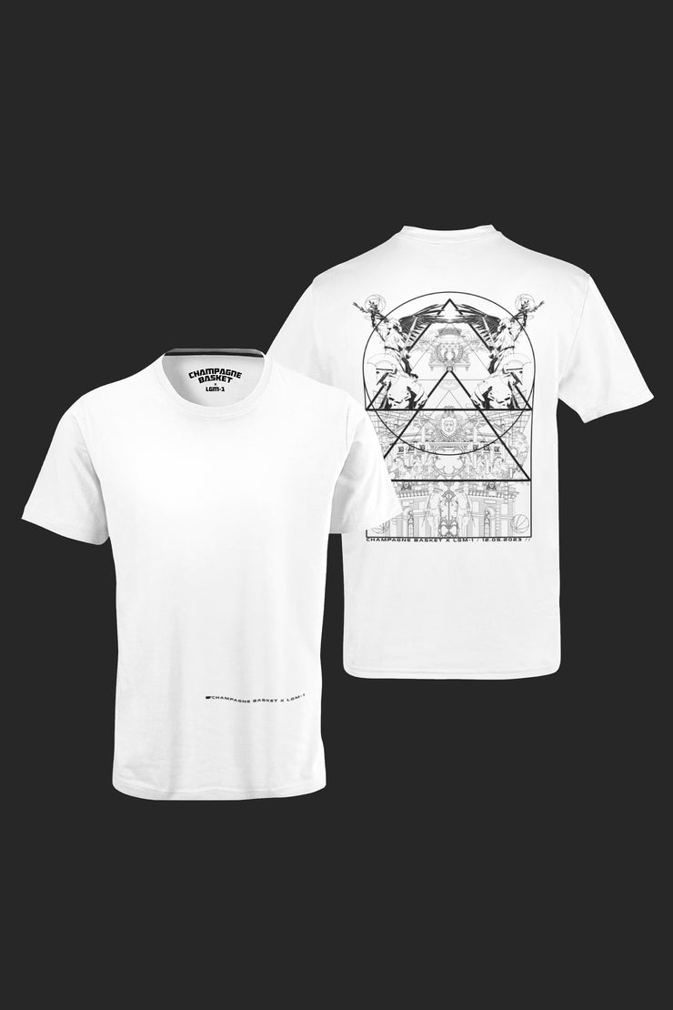 T-Shirt édition limitée - CHAMPAGNE BASKET x LGM-1