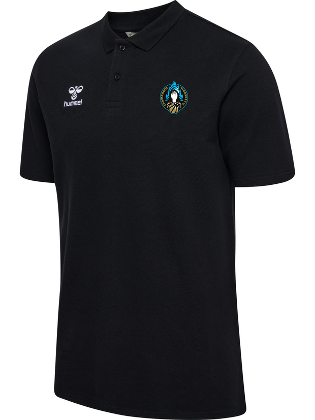 Polo GO 2.0 Noir - Collection Champagne Basket x HUMMEL