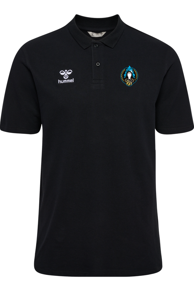 Polo GO 2.0 Noir - Collection Champagne Basket x HUMMEL