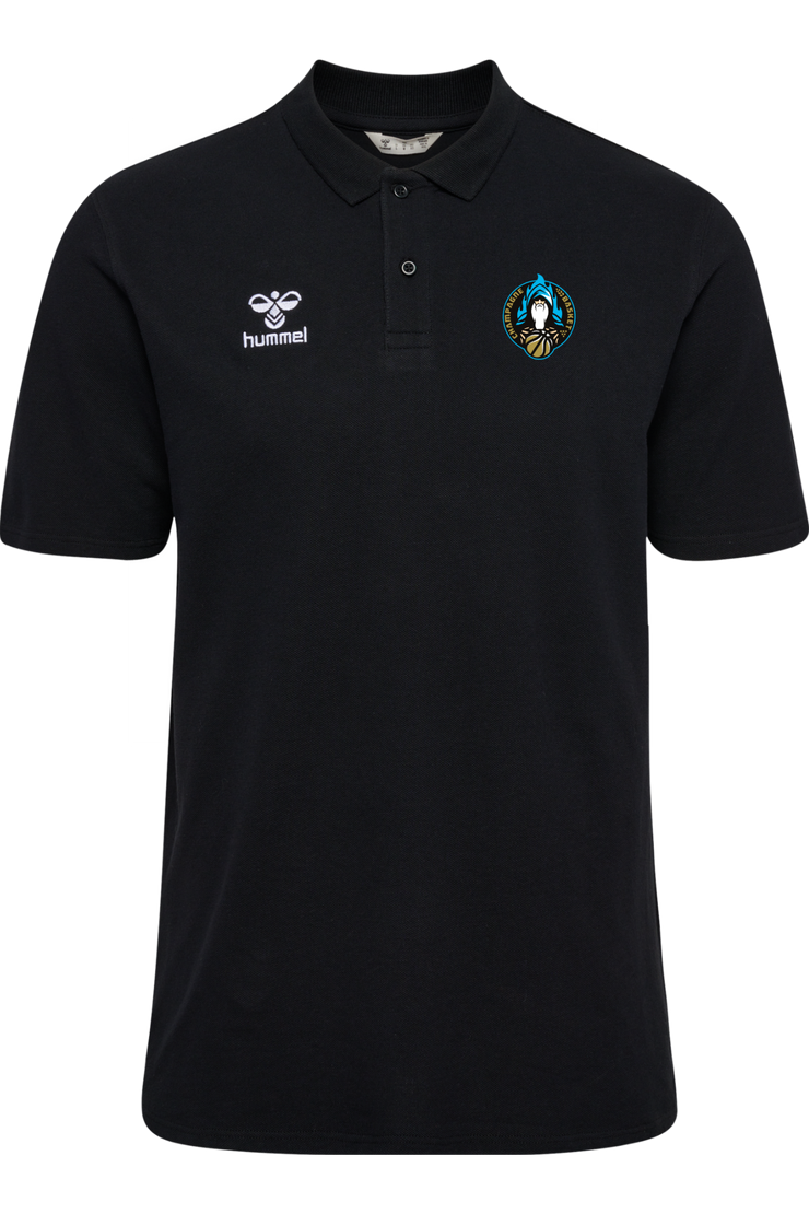 Polo GO 2.0 Noir - Collection Champagne Basket x HUMMEL