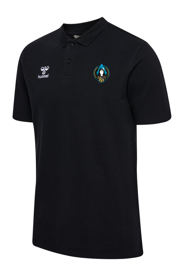 Polo GO 2.0 Noir - Collection Champagne Basket x HUMMEL