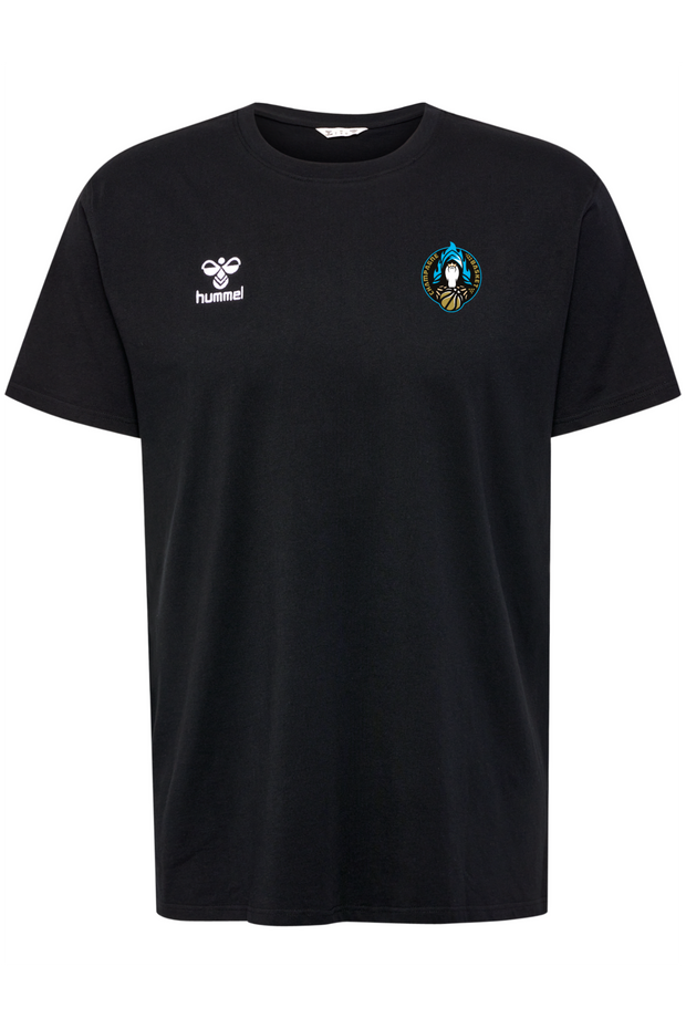 Tee-shirt GO 2.0 Noir - Collection Champagne Basket x HUMMEL
