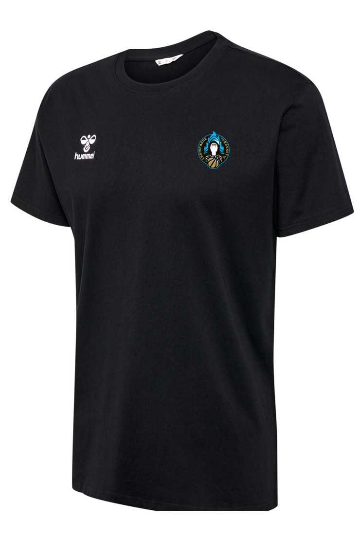 Tee-shirt GO 2.0 Noir - Collection Champagne Basket x HUMMEL