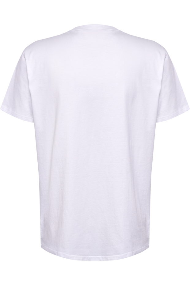 Tee-shirt GO 2.0 Blanc - Collection Champagne Basket x HUMMEL