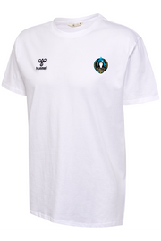 Tee-shirt GO 2.0 Blanc Junior- Collection Champagne Basket x HUMMEL