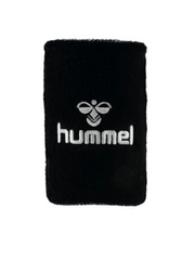 Bracelet noir avec une HUMMEL écrit en blanc
