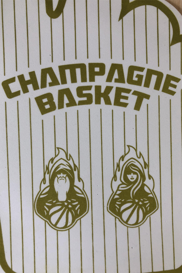 Main en mousse CHAMPAGNE BASKET