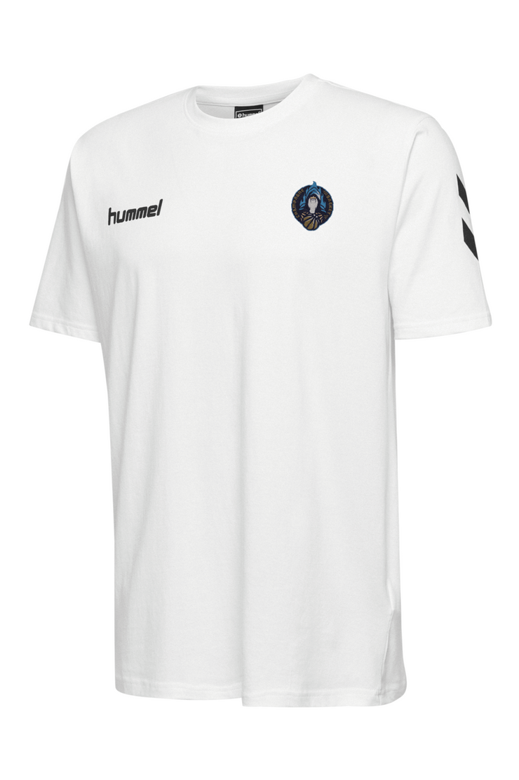 T-shirt Hummel CHAMPAGNE BASKET Junior blanc du champagne-basket.