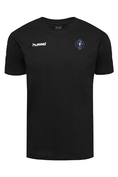 T-shirt Hummel CHAMPAGNE BASKET noir du champagne-basket.