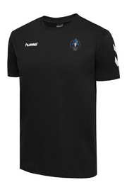 T-shirt Hummel CHAMPAGNE BASKET noir du champagne-basket.