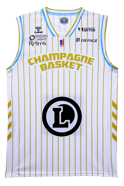 Maillot Domicile replica JUNIOR 2020-2021 du champagne-basket.