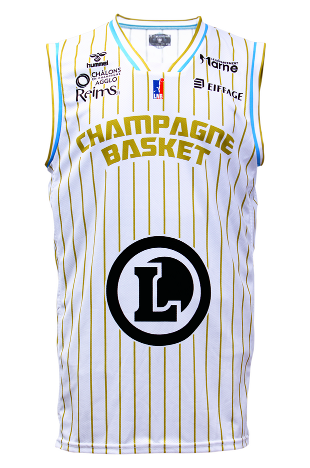 Maillot Domicile replica JUNIOR 2020-2021 du champagne-basket.